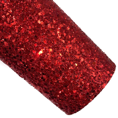 Red Chunky Glitter