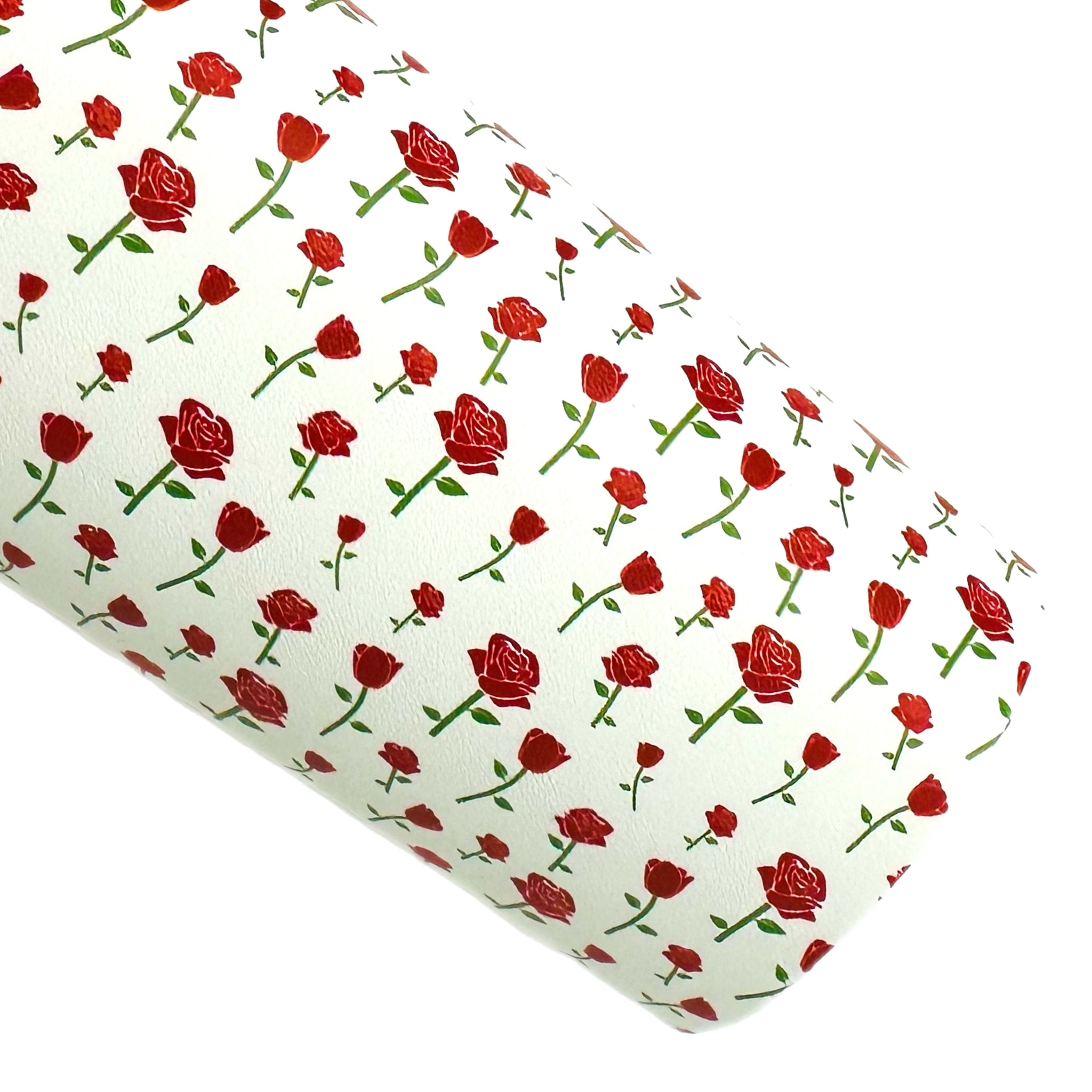 Will you Accept This Rose?  Custom Print on Smooth Faux Leather