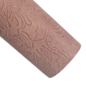 Rouge Embossed Faux Leather