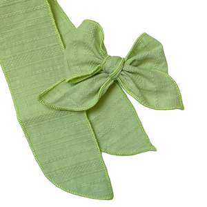 Sage Green Woven Bow Strip (Set of 3)