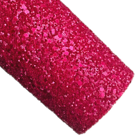 (New)Raspberry Pearlescent Chunky Glitter