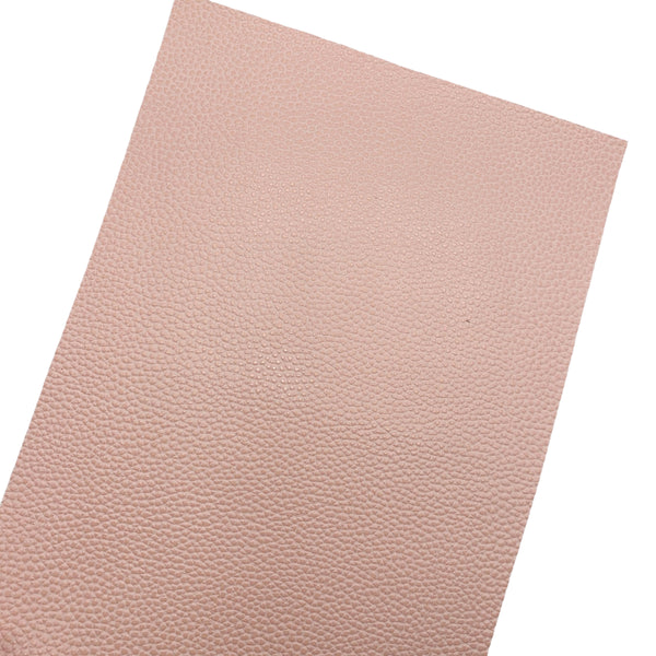 Nude Pink Ultra Premium Textured Lychee Faux Leather