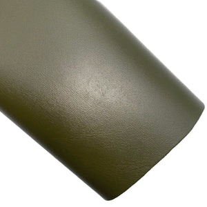 Dark Olive Buttery Smooth Faux Leather