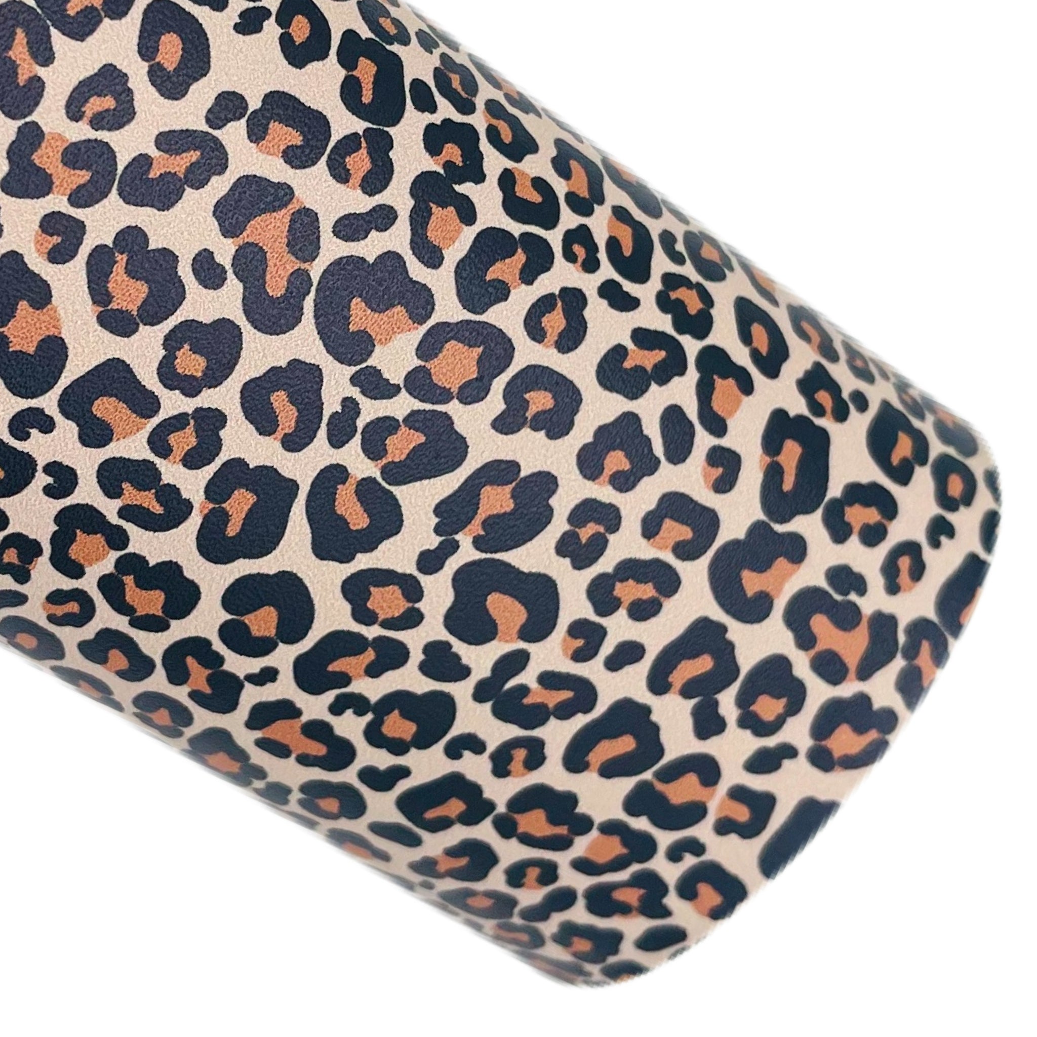 Wildin’ Out Leopard Custom Print on Smooth Faux Leather