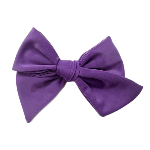 Lighter Purple 5" Pre-Tied Swim Bow