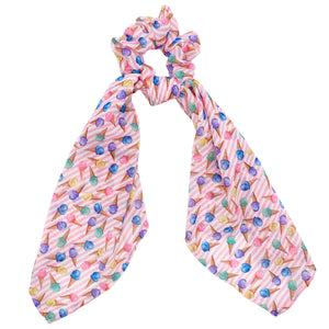 Here’s The Scoop! Chiffon Scarf Scrunchie