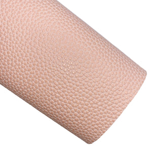 Nude Pink Ultra Premium Textured Lychee Faux Leather