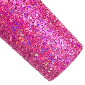 (NEW)Hot Pink Glam Chunky Glitter