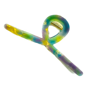 Cotton Candy Twisted Acetate Claw Clip