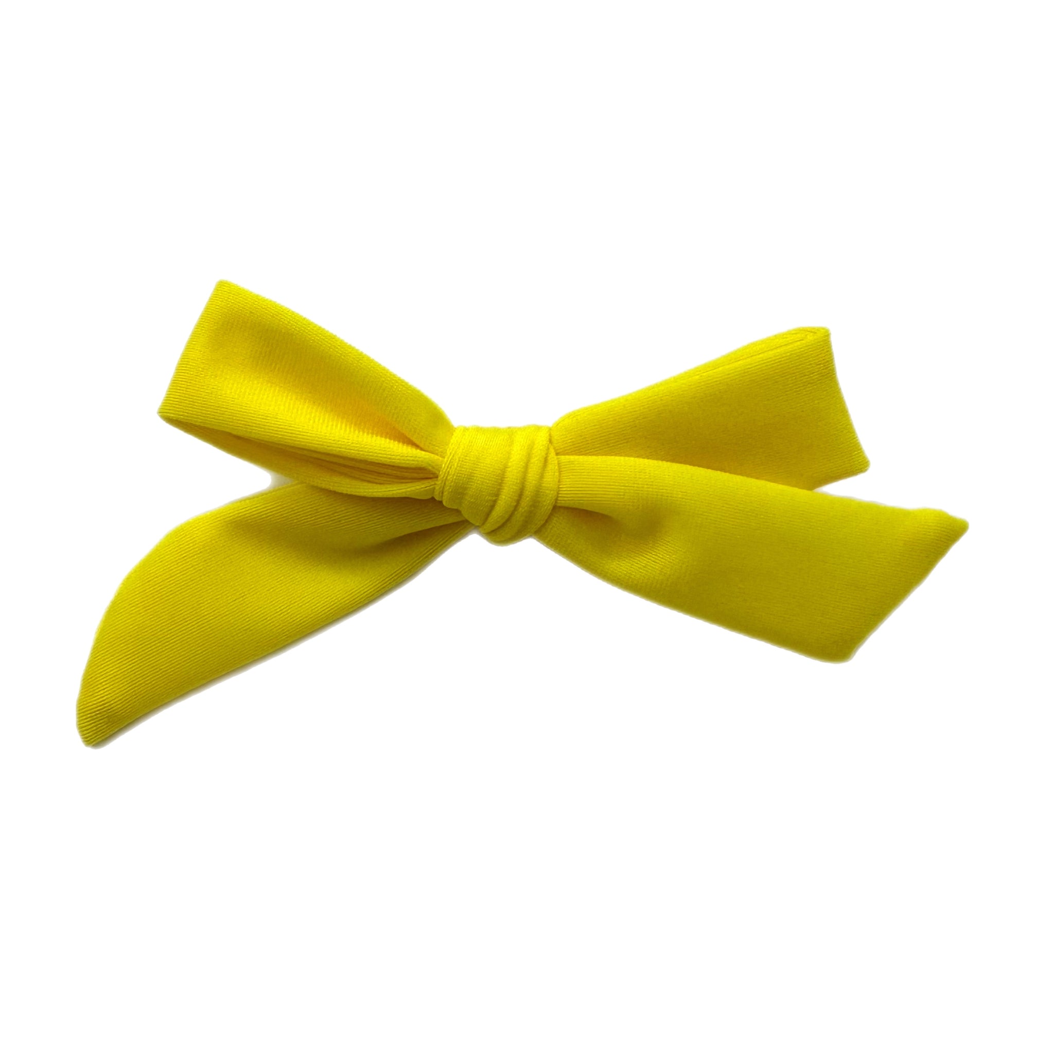 Yellow 4" Pre-Tied Swim Bow