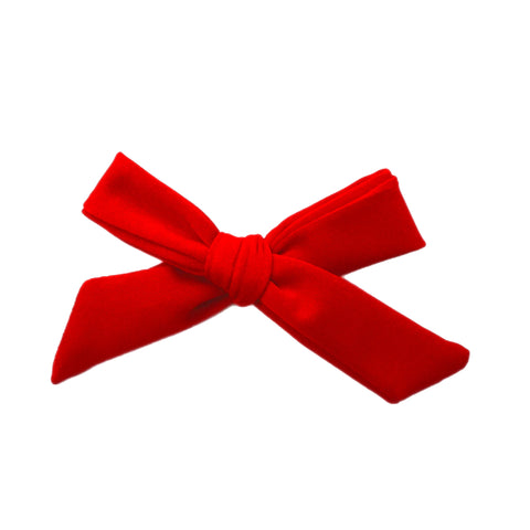 Red 4" Pre-Tied Swim Bow