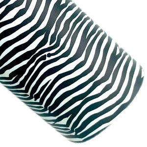 Zebra Custom Print on Smooth Faux Leather