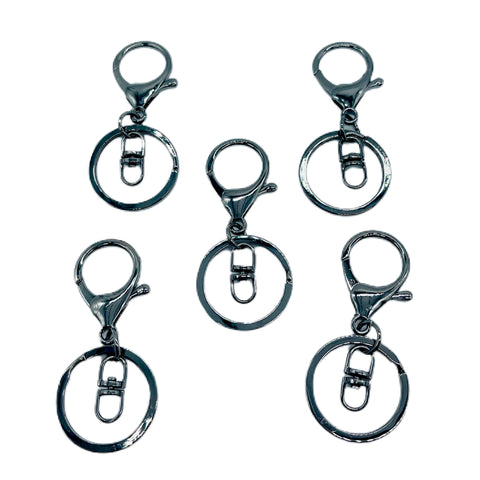 Gun Metal Key Chain Hardware