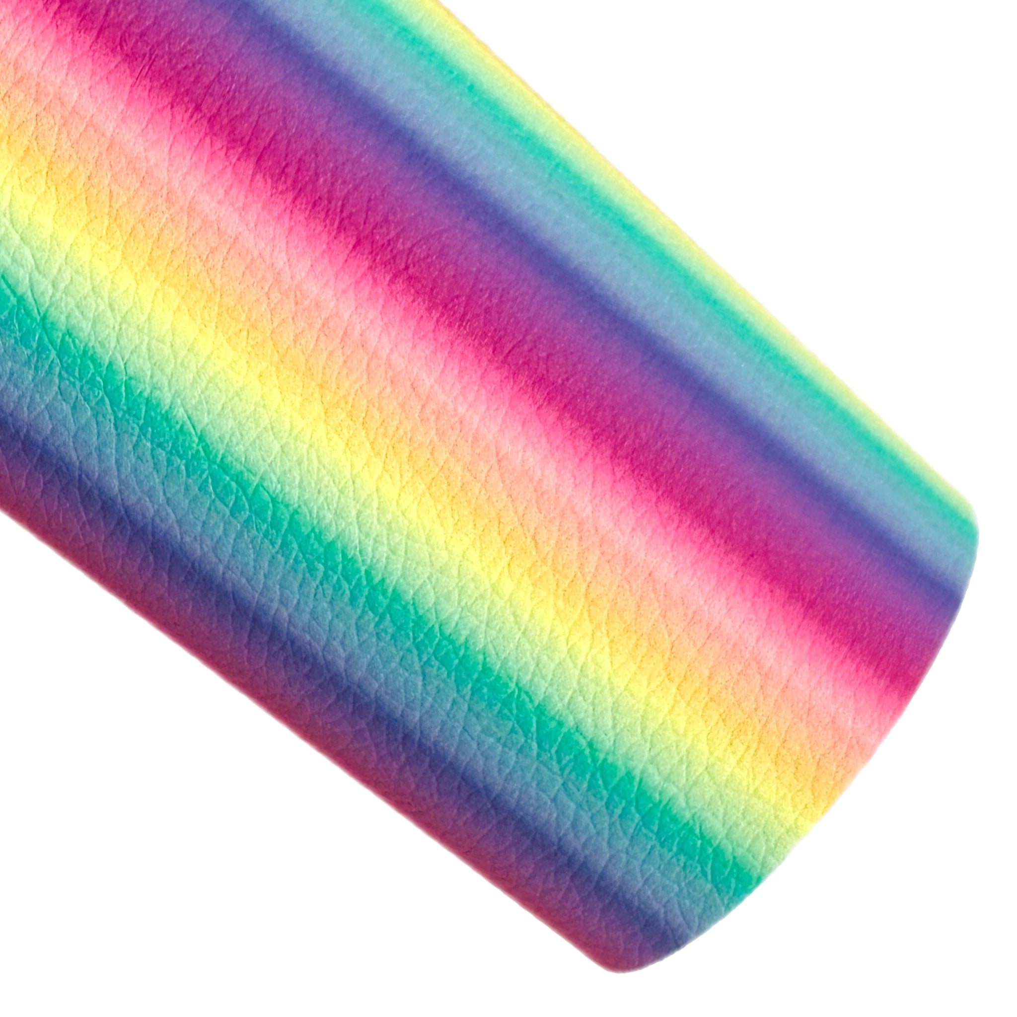 Rainbow Ombre #3 Premium Faux Leather