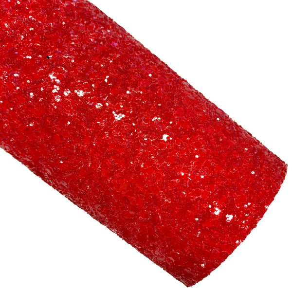 Candy Apple Red Chunky Glitter