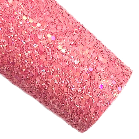 Lucky in Love Pink Chunky Glitter