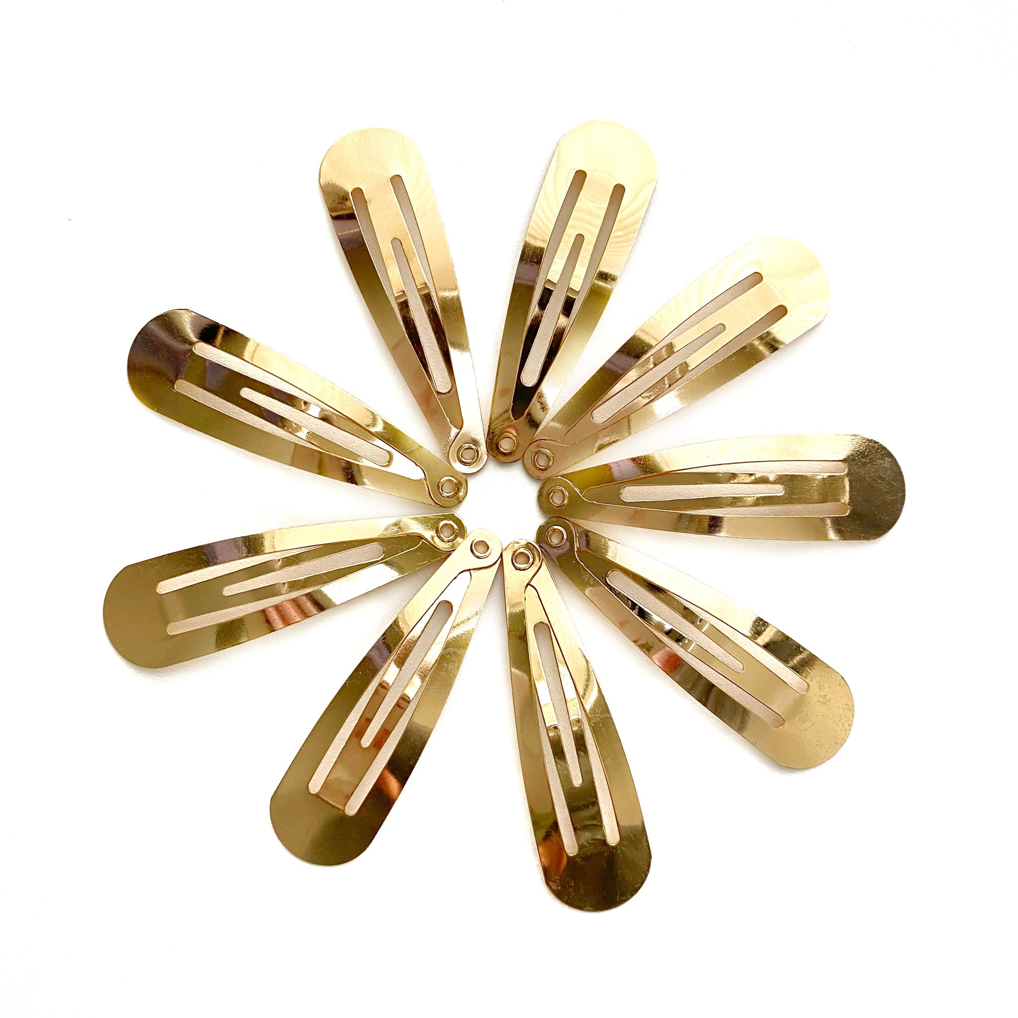 Gold Snap Clips - 50mm