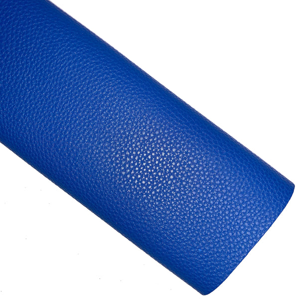 Royal Blue Lychee Faux Leather