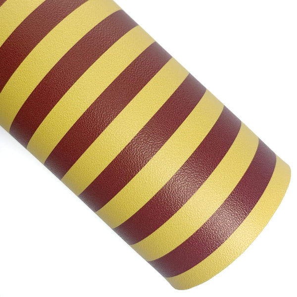 Gryffindor Stripe Custom Faux Leather